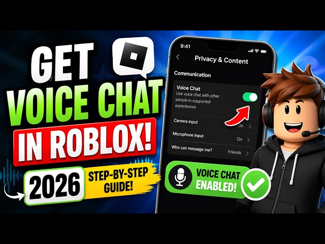 How to Get Voice Chat in Roblox (2026) | Step-by-Step Guide