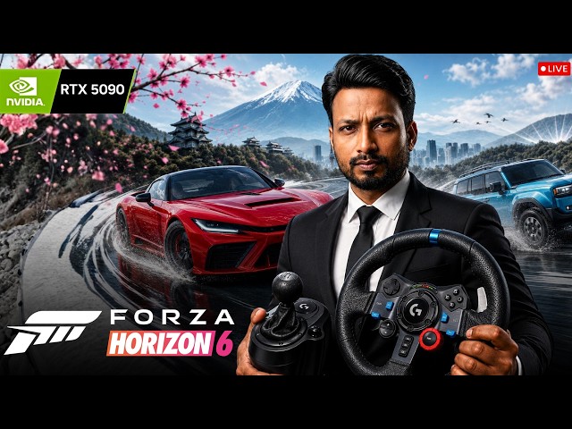 Forza Horizon 6 RTX 5090 Launch Gameplay Live — Max Settings + Ray Tracing