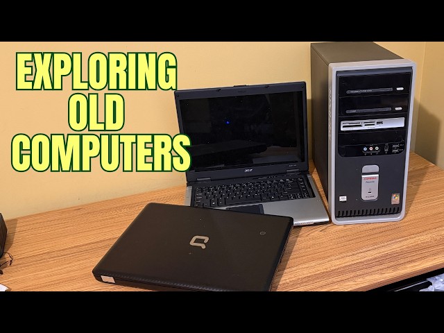 Exploring 3 Old Computers from the Past