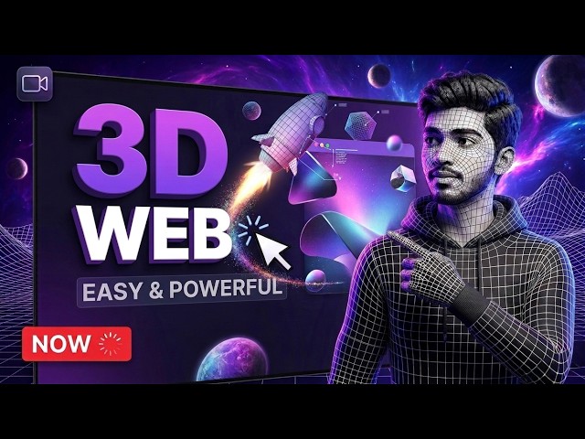 Build a Stunning 3D Website Using Three.js | Beginner Tutorial
