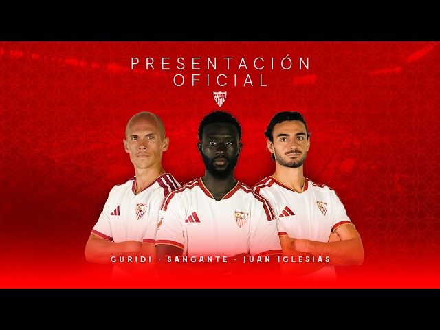 Official presentation of Guridi, Sangante and Juan Iglesias | 📡 LIVE