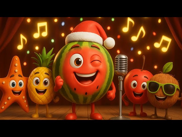 Christmas With Watermelon Christmas Sensory Fun 🎄🍓 Squishy & Colorful Playtime!