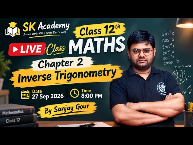 Class 12 Maths Chapter  2  ||  Inverse  Trigonometric Function