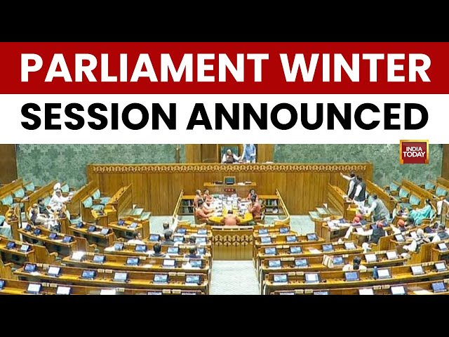Govt Announces Brief Winter Session, Sparks Fears Of Stormy Showdown | India Today News