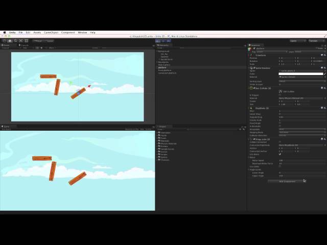 Hinge Joint 2D - Official Unity Tutorial