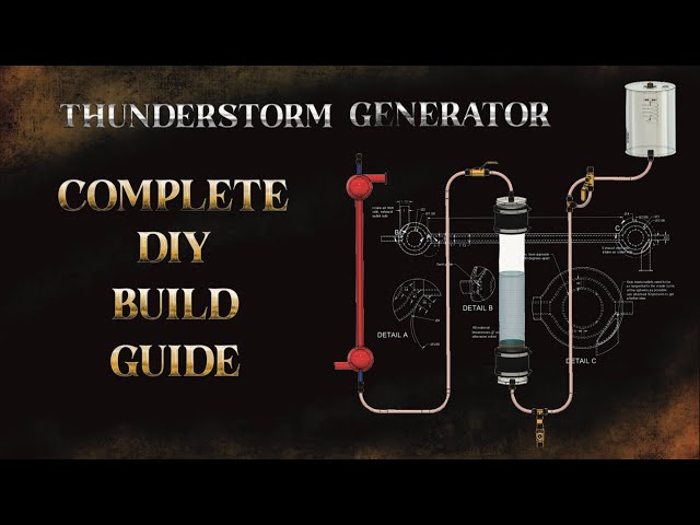 Thunderstorm Generator | COMPLETE DIY BUILD GUIDE | Malcolm Bendall's Plasmoid Tech