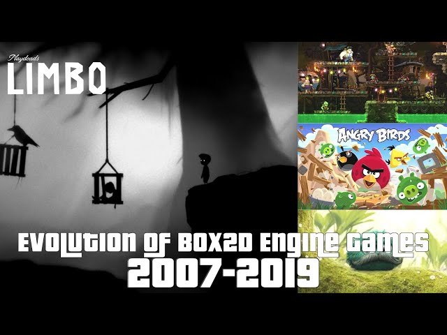 Evolution of Box2D Engine Games 2007-2019