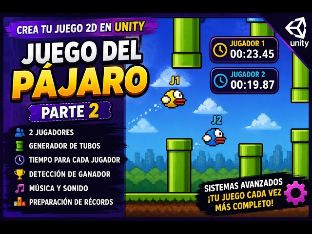How to Create a Flappy Bird-Style Game in Unity 2D From Scratch Part 2