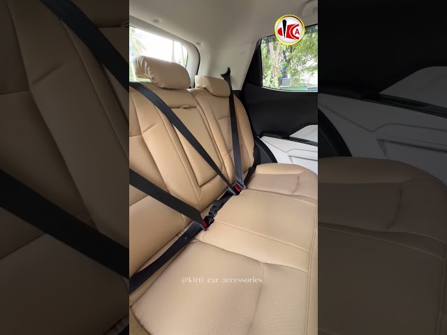 3XO seat cover installation done right at Kirti Car Accessories — where every detail speaks luxury