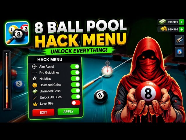 8 Ball Pool Hack/MOD APK iOS & Android - How to Get 8 Ball Pool Hack AutoPlay + Auto Aim 2026 !
