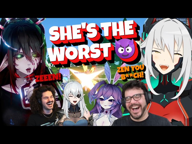 The MOST EVIL Golfer EVER?! 😈 Zen is a MENACE ft. Ray, Geega, Layna, Cotton & Ruben ⛳