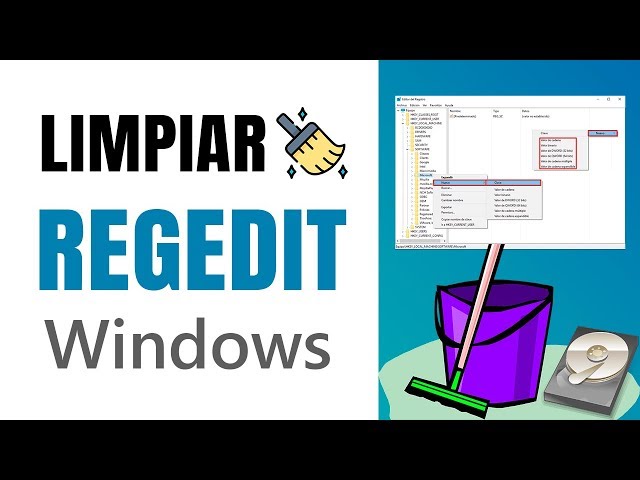 Limpiar REGEDIT y eliminar registros de un programa  en Windows ✅