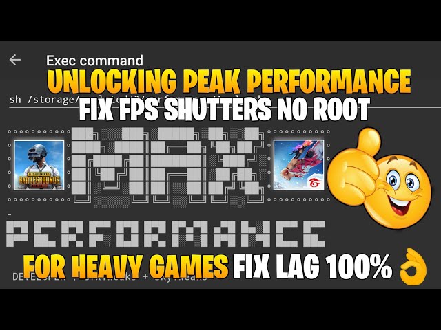 Unlocking Peak Android ( Max Performance ) | Max FPS & Fix Lag! No Root