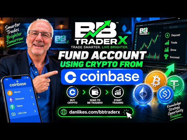 BB TraderX – Fund Account Using Crypto From Coinbase