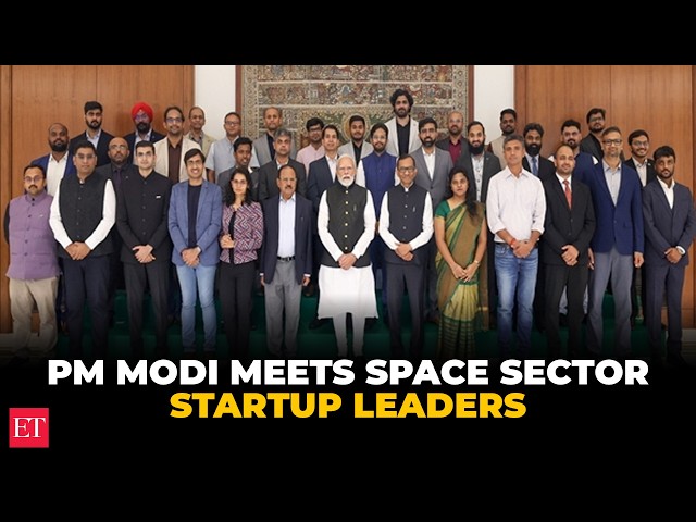 PM Modi interacts with startup CEOs from Space Sector