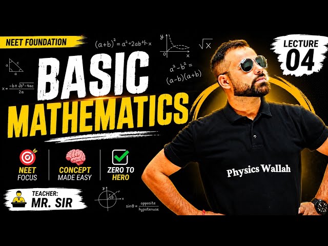 Basic math calculation lecturer 04/ straight line yakeen 2.0 2027 