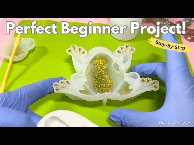 Easy Resin Casting Using a Silicone Frog Mold! 🐸