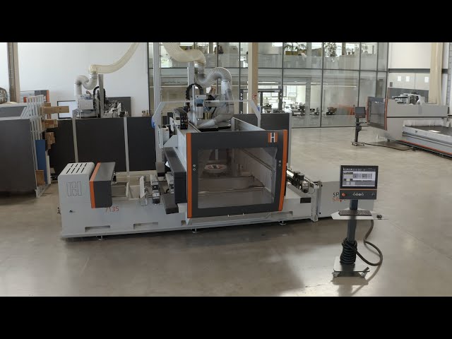 7135 SpaceSaver CNC de consola de 5 ejes de HOLZ-HER