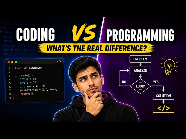 Coding vs Programming: Everyone Gets This Wrong!