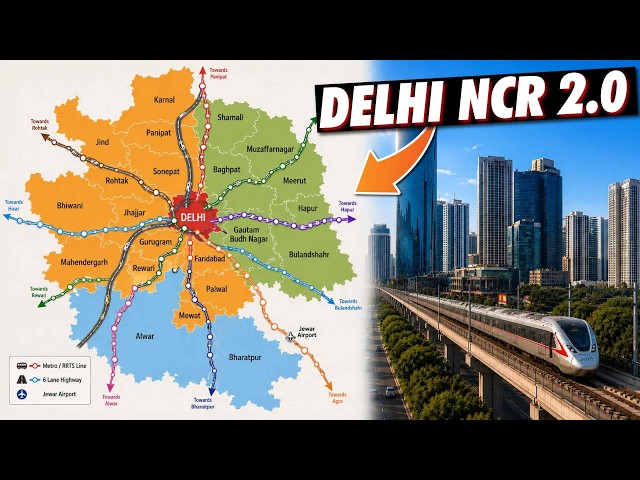 🇮🇳 This ₹20 Lakh Crore Delhi NCR Mega Plan Will Shock the World | Inspired by Japan