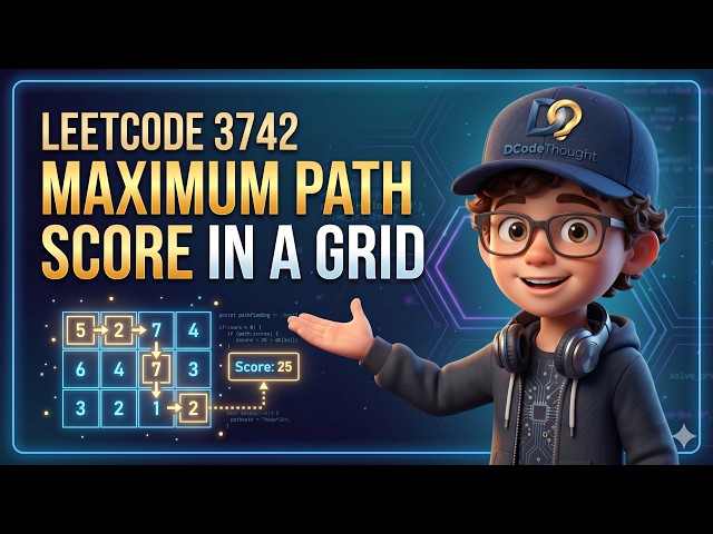 Maximum Path Score in a Grid | LeetCode 3742 | Basic To Optimal | @DCodeThought