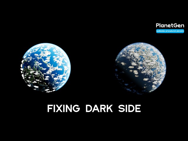 Why Your Procedural Planet's Night Side Is Still Lit — UE5 Terrain, Foliage & Clouds