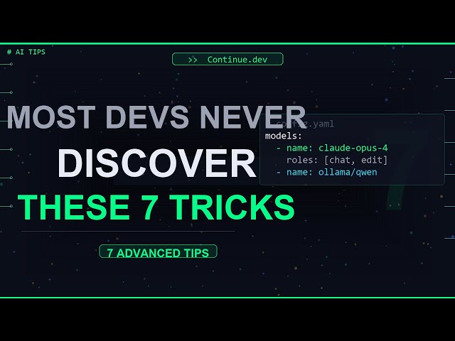 7 Hidden Continue.dev Features Most Devs Never Find