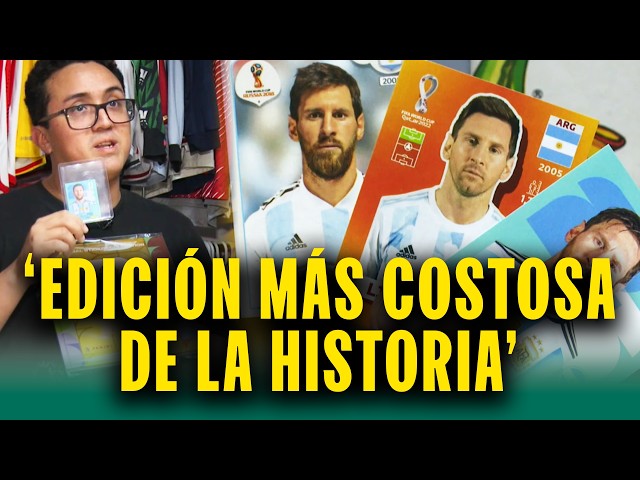 'Los stickers más valiosos': Álbum del mundial despierta la pasión por la colección