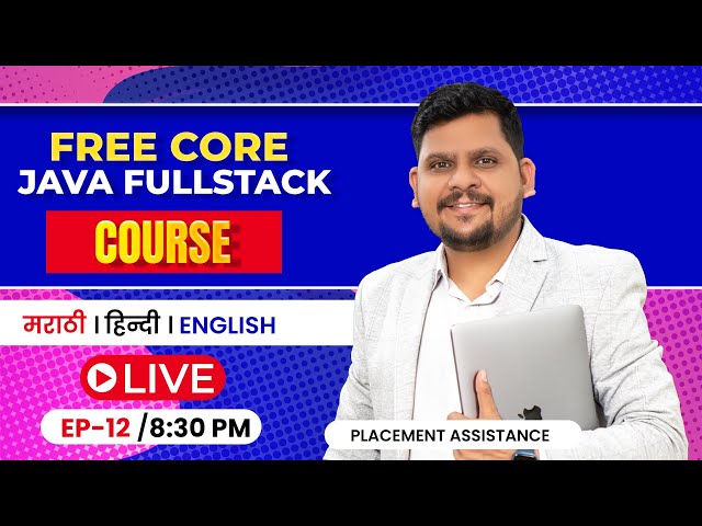 Java Full Stack Tutorial for Beginners | Learn Java Step-by-Step | 100% Job Assistance