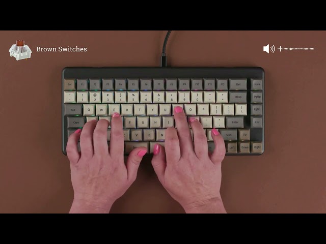 Sounds of the Launch Keyboard. (switch audio comparison)