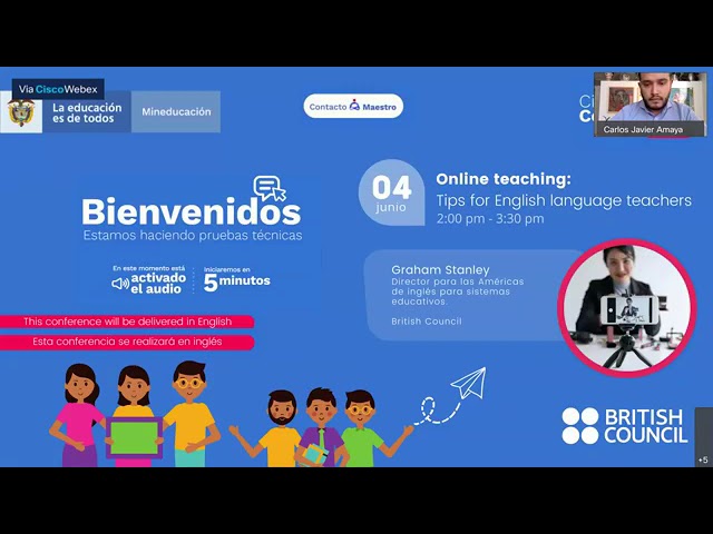 #ContactoMaestro-Conferencia Online #6: ‘Online teaching: tips for English language teachers’