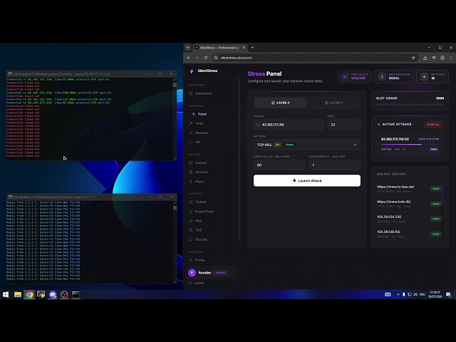 SilentStress.dev | IP STRESSER / IP BOOTER 2026 / SLAMMING IP⚡
