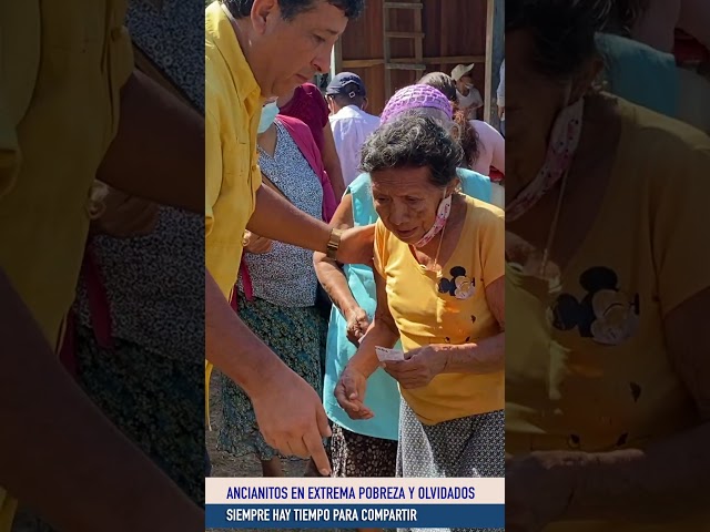 Ancianitos en extrema pobreza, enfermos y olvidados a su avanzada edad