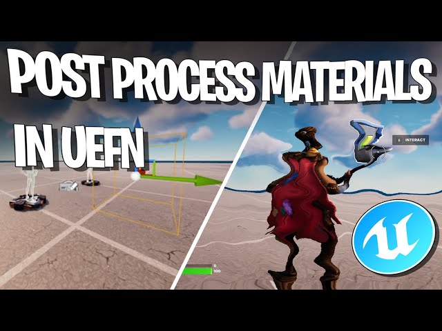 Post Process Materials in UEFN | Screen Distortions Basic Tutorial Unreal Editor For Fortnite