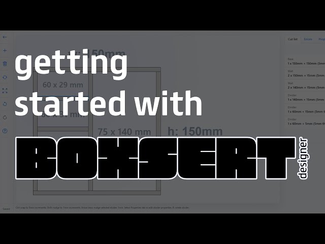 Boxsert Designer Tutorial