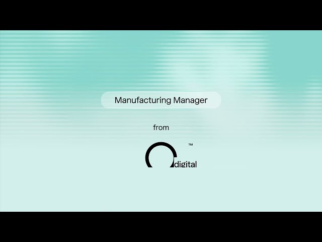 Manufacturing Manager from Orise Digital