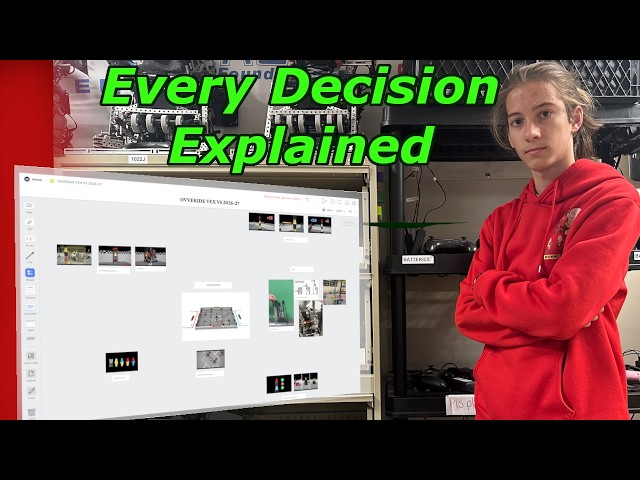 I Designed a VEX Override Robot From Scratch — Here's Every Decision