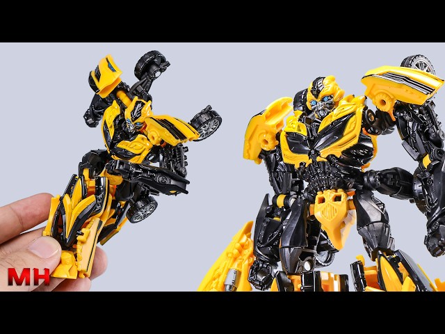 Transformers Studio Series SS Bumblebee Age of Extinction transformation.
