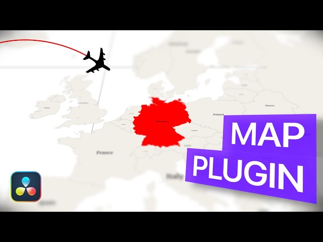 Documentary Style WORLD MAP Plugin for DaVinci Resolve!