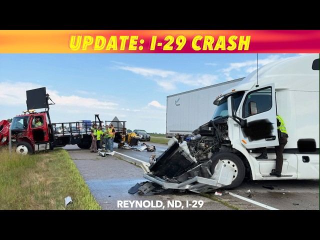 UPDATE: I-29 Crash By Reynolds, ND, Traffic Backed Up For Miles Monday