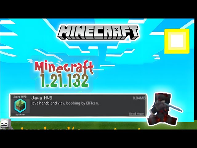 Java hand/Java animation for Minecraft 1.21.132+++ Bedrock edition