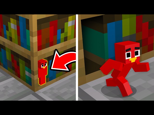 Painting Myself to HIDE in Minecraft