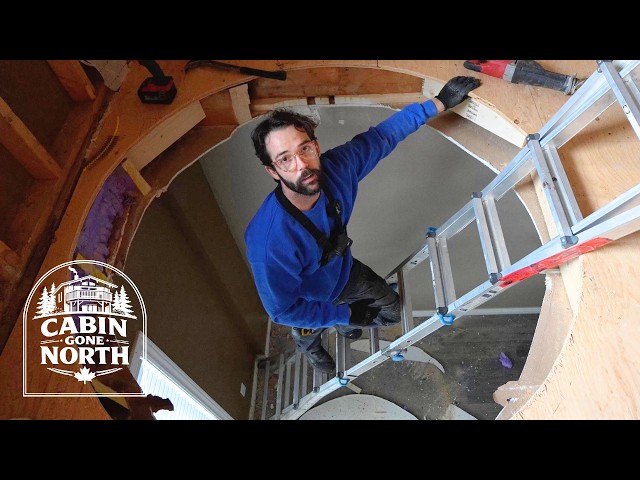 Spiral Stairs Incoming | CABIN GONE NORTH