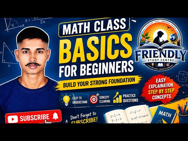 Basics Math Class 1 | Number System | Basics Math For Beginners | Math Class Basics To Advance