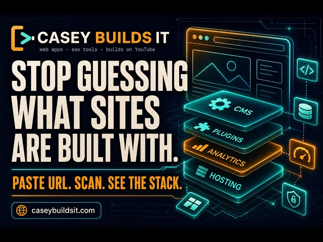 Stop Guessing What Any Website Is Built With (FREE Python Tool)