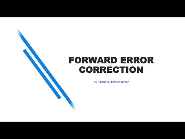 Forward Error Correction - Majority Rule - Hamming Code Method