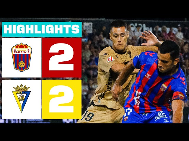 CD ELDENSE 2 - 2 CÁDIZ CF | LALIGA HYPERMOTION HIGHLIGHTS