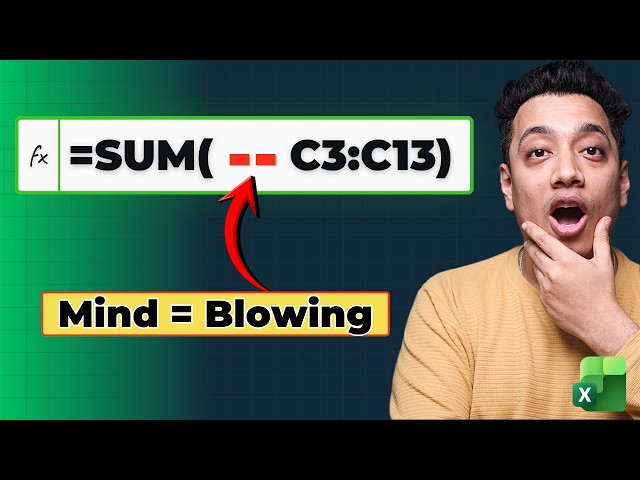 This Mind Blowing Excel Trick is Still Hidden