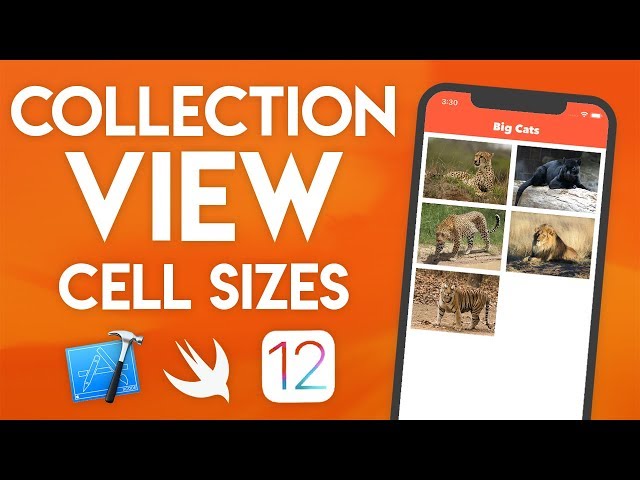 Swift 4.2 Xcode Tutorial - Collection View Part 2 - iOS 12 Geeky Lemon Development