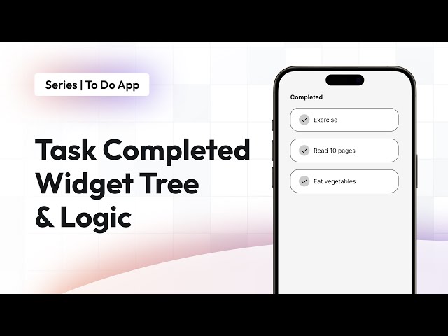 Building Completed Task Page | To Do App | FlutterFlow for Beginners